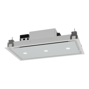 Campana extractora techo Passat Medio II 90x50cm cristal blanco sin motor, Thermex
