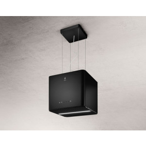 Campana extractora suspendida isla PIX BL/F/42 cm Negra Elica