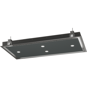 Campana extractora techo METZ MAXI II cristal Negro 120x60cm sin motor, Thermex