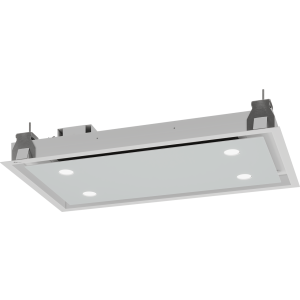 Campana extractora techo METZ MEDIO II cristal Blanco 90x50cm sin motor, Thermex
