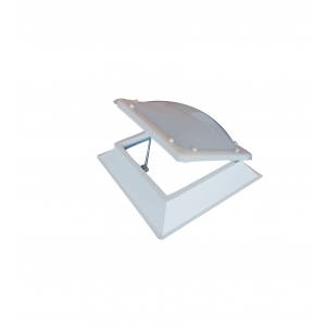 Claraboya Cuadrada Bilvalva 70x70cm manivela