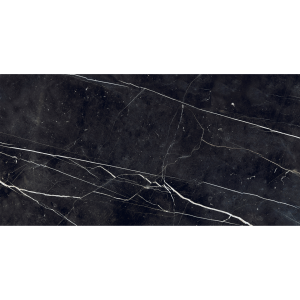 Revestimiento mármol Negro Conical Black 60x120cm porcelanico brillo rectificado