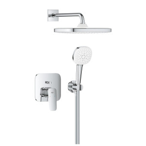 Conjunto Ducha Mural Empotrado Tempesta Cromo Grohe