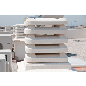 Conjunto aspirador SAMANTA 50x50x54cm blanco cuadrado prensado hidrofugado