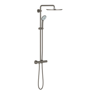 Sistema de ducha con termostato Euphoria System 310 Grafito Cepillado