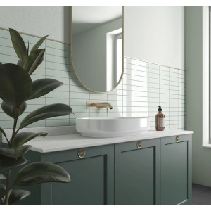 Revestimiento COSTA NOVA  Aloe Gloss 5X20cm Equipe Cerámicas