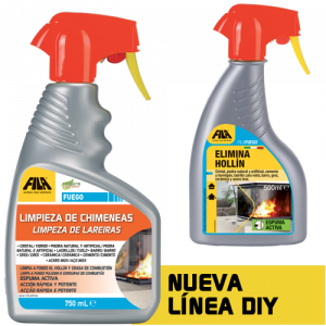 FUEGO detergente elimina hollín 750ML FILA