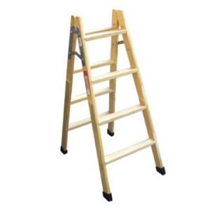 Escalera de madera 4 peldaños