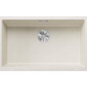 Fregadero bajo encimera blanco suave subline 700-U 73x46cm Blanco