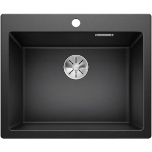 Fregadero bajo encimera negro Pleon 6 615x510 mm Blanco Germany