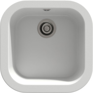 Fregadero Ambar bajo encimera blanco 490x490mm
