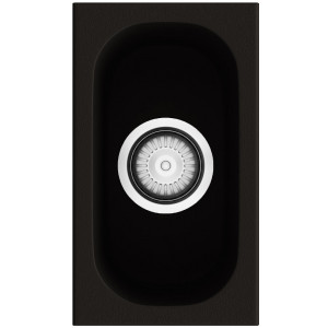 Fregadero Gandia 15 brown brillo sobre encimera 195x340mm