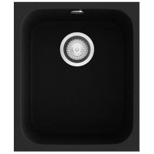 Fregadero Gandia 35 negro mate bajo encimera 340x405mm