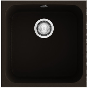 Fregadero Gandia 40 brown mate bajo encimera 400x405mm