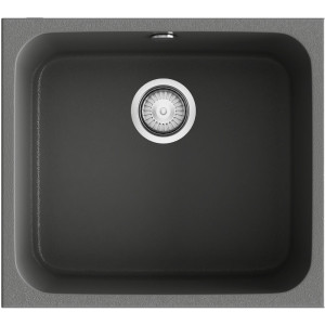 Fregadero Gandia 50 concret brillo sobre encimera 500x405mm