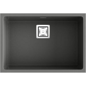 Fregadero ZIE60 Concret brillo bajo encimera 650x450x200mm