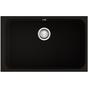 Fregadero Gandia 70 brown mate bajo encimera 700x405mm