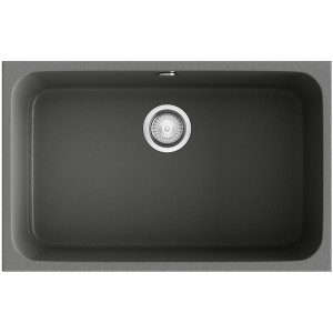 Fregadero Gandia 70 concret mate bajo encimera 700x405mm