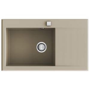 Fregadero SHIRA503 albero brillo sobre encimera 800x387mm