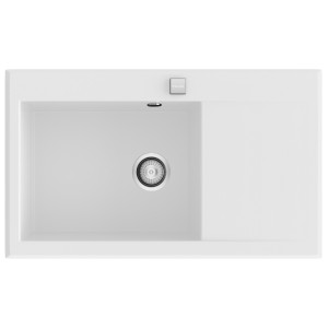 Fregadero SHIRA503 blanco brillo bajo encimera 800x387mm