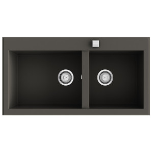 Fregadero SHIRA505 tundra brillo bajo encimera 885x387mm