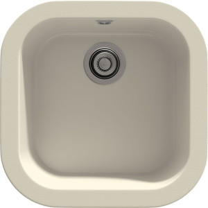 Fregadero Ambar sobre encimera pergamon 395x395mm