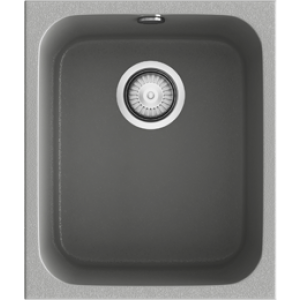 Fregadero Gandia 35 metalizado brillo bajo encimera 340x405mm