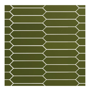 Revestimiento ARROW GREEN KELP 5x25cm Equipe Cerámicas