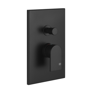 VIA MANZONI Grifería mezclador monomando 2 vías negro xl mate 44634/299 Gessi