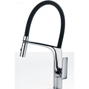 Grifo de fregadero extraíble TAAL Cromo Negro GCE015