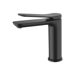 Grifería Dinamarca lavabo negro mate