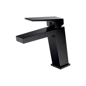 Griferia Art lavabo negro mate