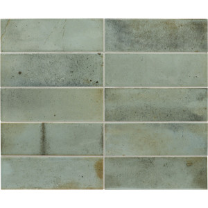 Revestimiento HANOI Celadon Gloss 6,5x20cm Equipe Cerámicas