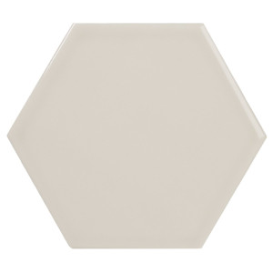 Revestimiento SCALE HEXAGON GREIGE 12x10,7cm Equipe Cerámicas
