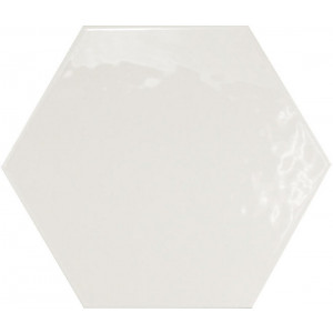 Pavimento HEXATILE BLANCO BRILLO porcelanico 17,5x20cm Equipe