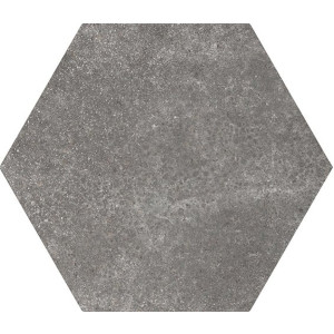 Pavimento HEXATILE CEMENT BLACK porcelanico 17,5x20cm Equipe