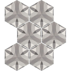 Pavimento HEXATILE NATURE porcelanico 17,5x20cm Equipe