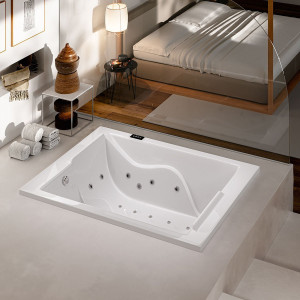 Sagunto bañera encastrable 180 x 120 x 44 cm, Hidronatur