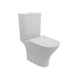 Asiento y tapa de Inodoro Gloria blanca con caída amortiguada