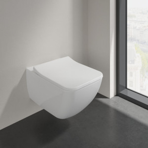 VENTICELLO Pack inodoro suspendido + asiento amortiguado, Blanco Villeroy & Boch 