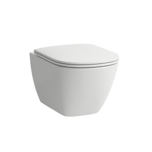 Inodoro suspendido LUA blanco brillo rimless 820080 Laufen 