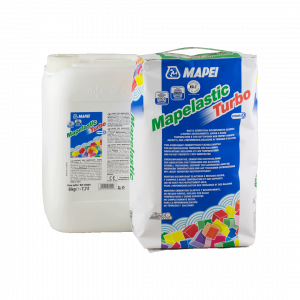Mortero cementoso MAPELASTIC TURBO KIT MAPEI