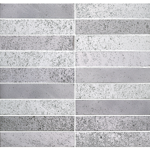 Mosaico enmallado KITKAT Silver 30x30cm