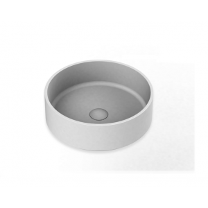 Lavabo sobre encimera Case Round 40cm de diámetro Solid Surface