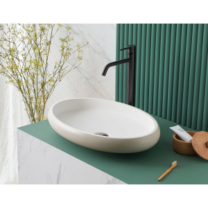 Lavabo sobre encimera Eslida 60x40cm de Solid Surface