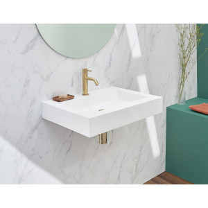 Lavabo suspendido Bristol 60x45cm Blanco Solid Surface