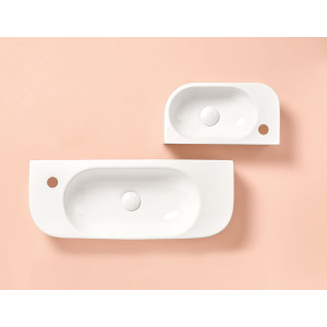 Lavabo suspendido Petit Blanco brillo en varias medidas