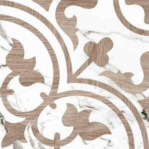Pavimento LOIRE NOCE 25x25cm porcelanico decorative pasta blanca