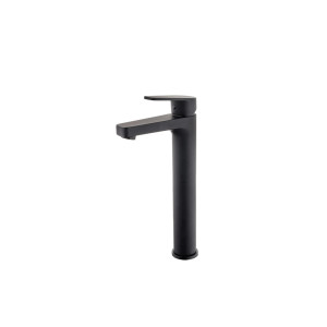 Manacor mezclador monomando lavabo alto  negro mate Teka