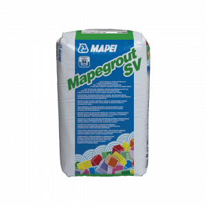 MAPEGROUT SV mortero fluido reparación fijación hormigón,sumideros, registros. Fraguado rápido 25kg